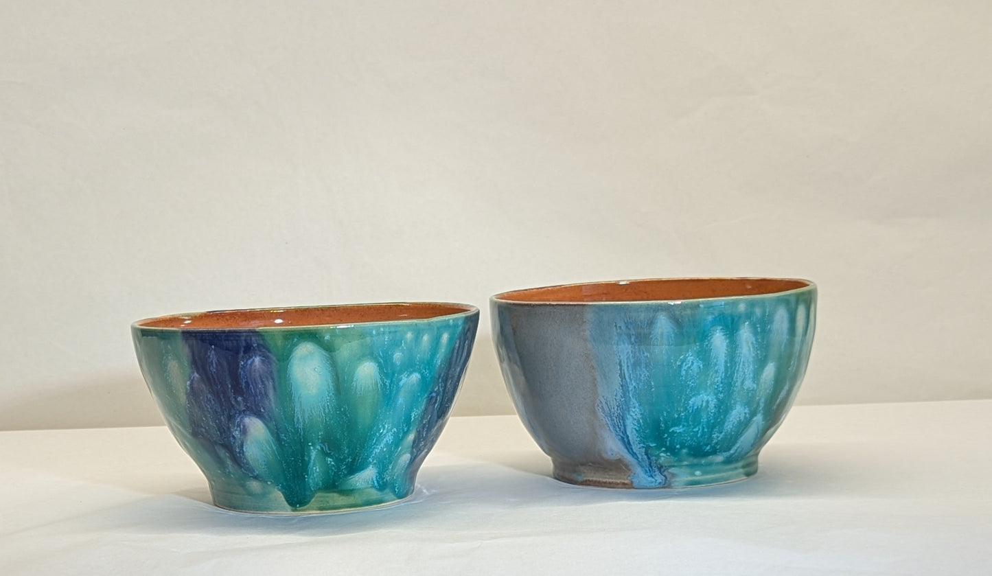 Servizio macedonia per 6 colore del mare